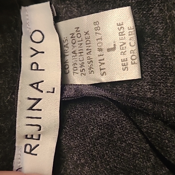 Rejina Pyo Slate Gray Quiet Luxury Pants - Picture 6 of 7
